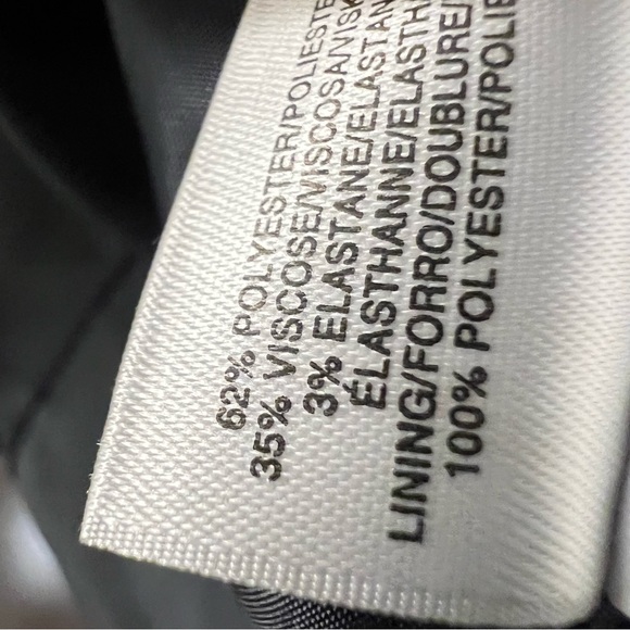 NWT Jones New York Charcoal Gray Plaid Olivia Blazer Fitted Suit Blazer US 10 - Picture 15 of 16